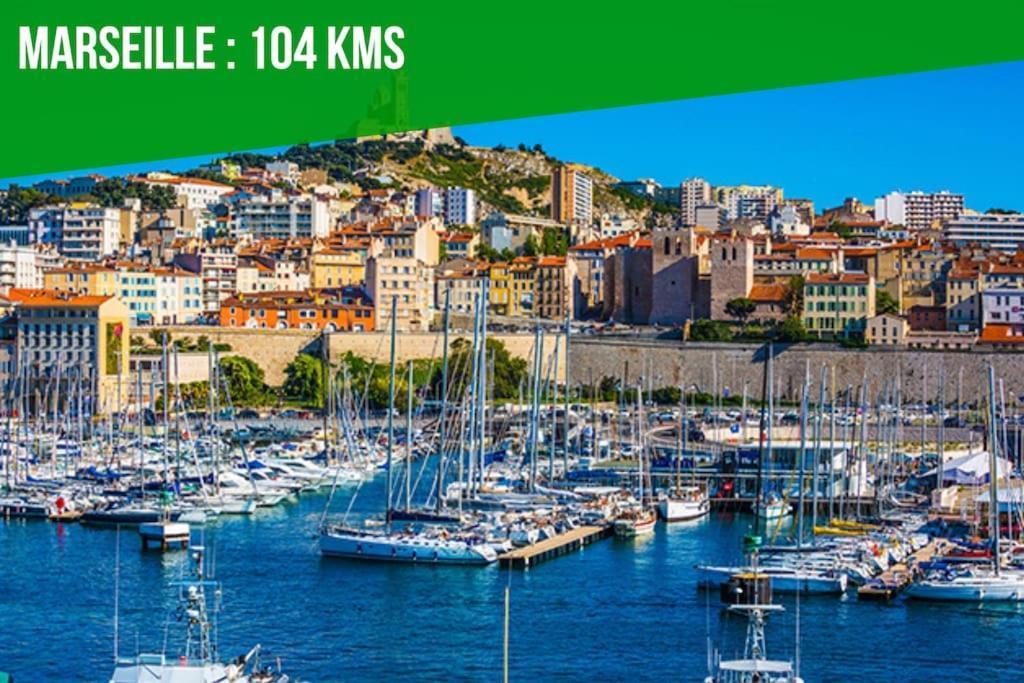 דירות Villeneuve-lès-Avignon La Glycine - Parking Gratuit - Ac Clim - Cour Prive - מראה חיצוני תמונה